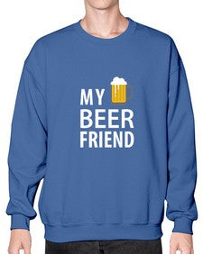 my beer friend 1409# - beer- Sweatshirt - Crew