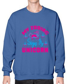 my zodiac sign is unicorn 326# - unicorn- Sweatshirt - Crew