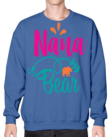 nana bear 197# - bears - animals- Sweatshirt - Crew