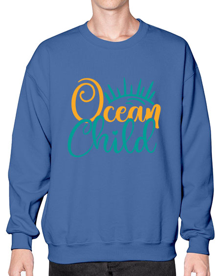 ocean child Style 87# - summer- Sweatshirt - Crew