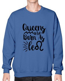 queens Are Born As Leo 386# - leo- Sweatshirt - Crew