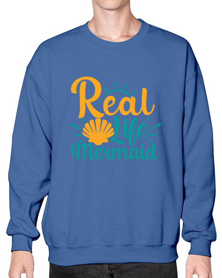 real life mermaid Style 79# - summer- Sweatshirt - Crew