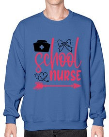 school nurse Style 1376# - nurse- Sweatshirt - Crew