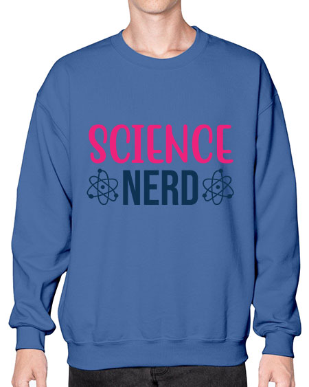 science nerd 65# - general science- Sweatshirt - Crew