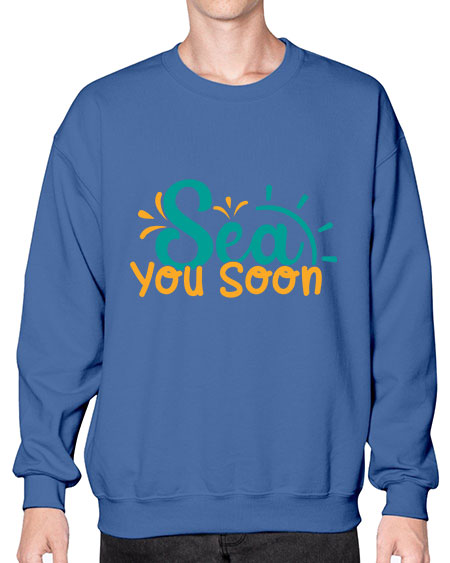 sea you soon Style 78# - summer- Sweatshirt - Crew