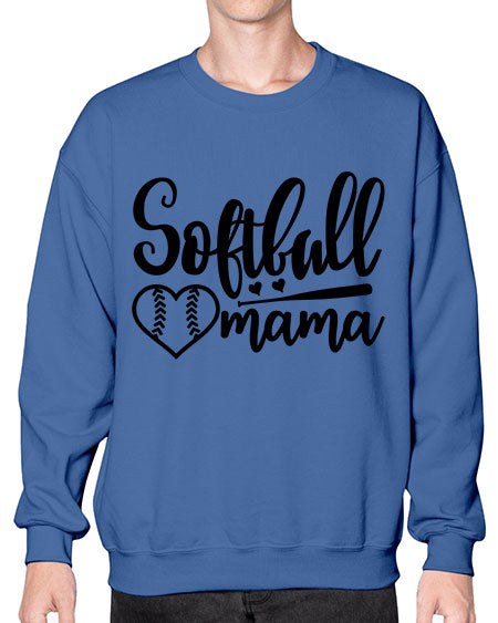 softball mama 2274# - softball- Sweatshirt - Crew