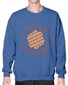 stealing chocolates 407# - chocolate- Sweatshirt - Crew