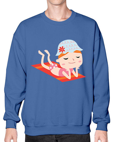 summer characters 59# - summer- Sweatshirt - Crew