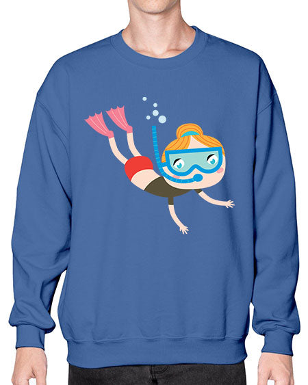 summer characters 61# - summer- Sweatshirt - Crew