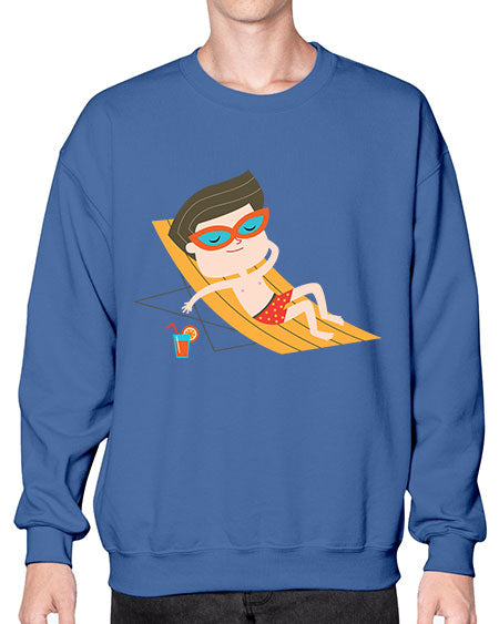 summer characters 62# - summer- Sweatshirt - Crew
