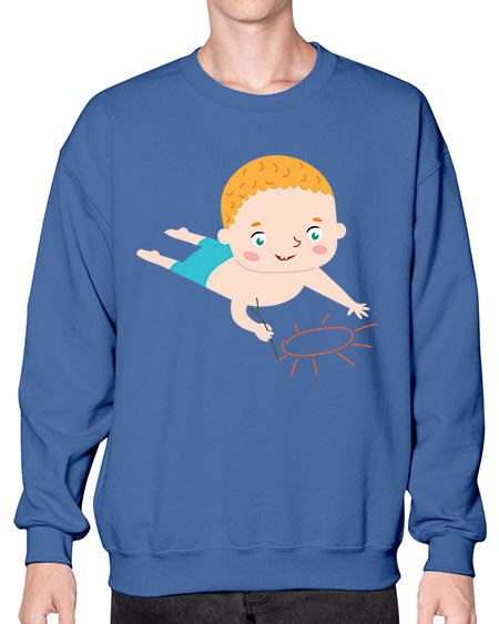 summer characters 65# - summer- Sweatshirt - Crew