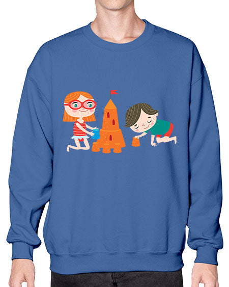summer characters 66# - summer- Sweatshirt - Crew