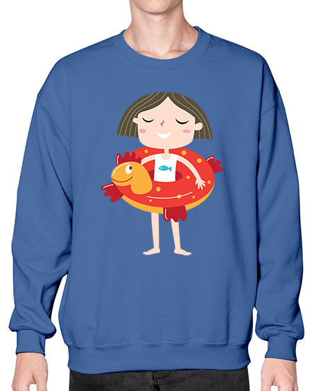 summer characters 67# - summer- Sweatshirt - Crew