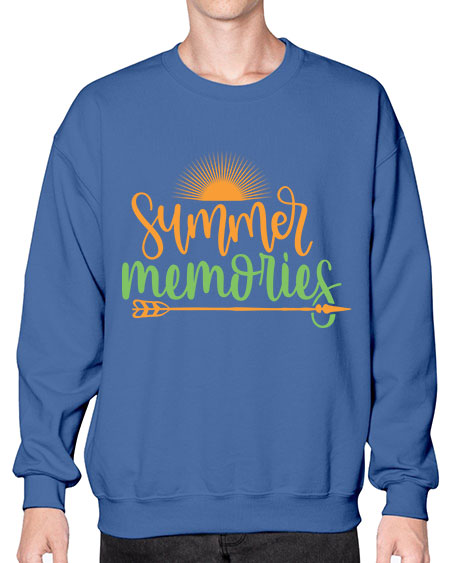 summer memories 80# - summer- Sweatshirt - Crew