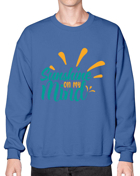 sunshine on my mind Style 74# - summer- Sweatshirt - Crew