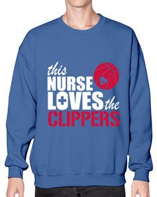 the nurse loves this seahawks 1523# - nurse- Sweatshirt - Crew