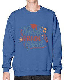 third grade grad 959# - third grade- Sweatshirt - Crew