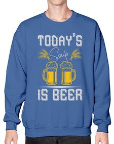 todays soup is beer 1666# - beer- Sweatshirt - Crew