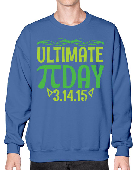 ultimate Pi day 49# - pi- Sweatshirt - Crew