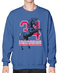 unicorns 517# - unicorn- Sweatshirt - Crew