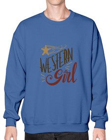 western girl 1244# - western- Sweatshirt - Crew