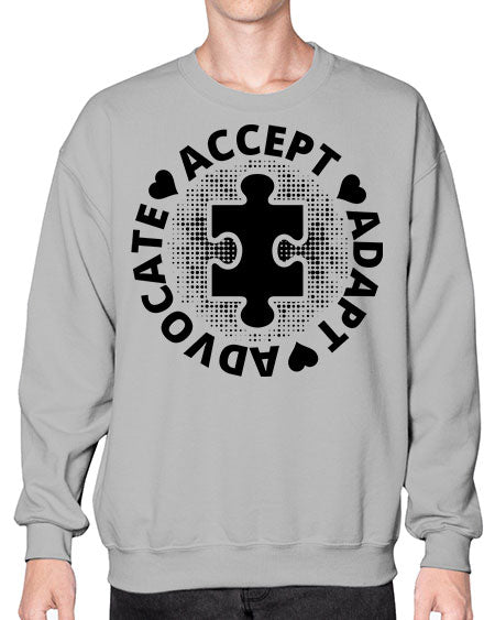Accept Style 41# - autism- Sweatshirt - Crew