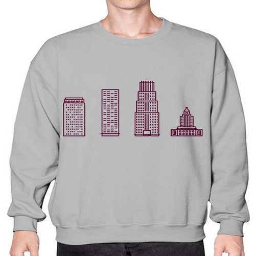 AkronOH 284# - cities- Sweatshirt - Crew