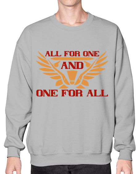 All for one and one for all 2360# - badminton- Sweatshirt - Crew