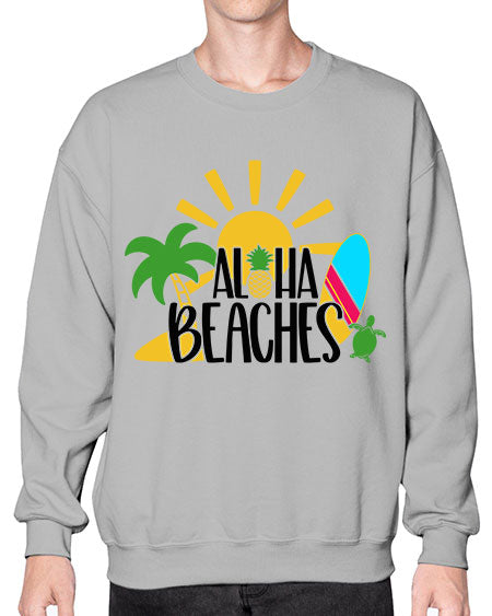 Aloha Beaches Style 55# - summer- Sweatshirt - Crew