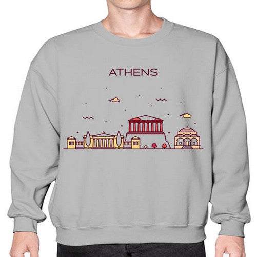 Athens 369# - cities- Sweatshirt - Crew