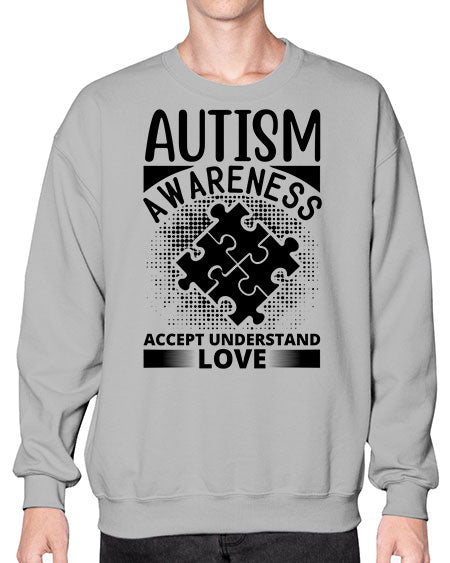 Autism awareness Style 43# - autism- Sweatshirt - Crew