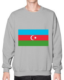 Azerbaijan 385# - world flags- Sweatshirt - Crew