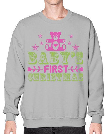 Babys first Christma Style 35# - baby- Sweatshirt - Crew