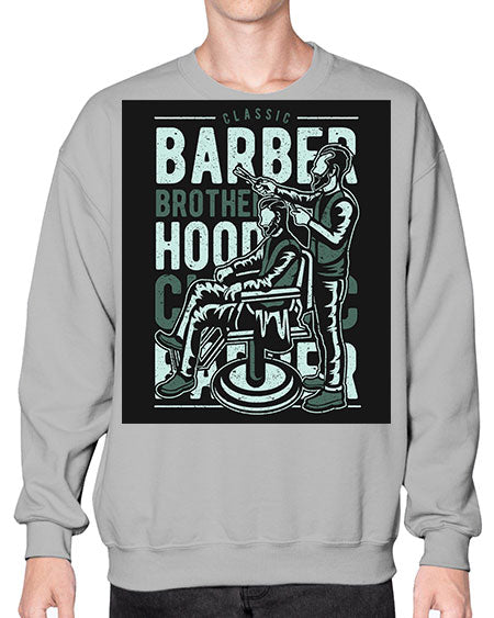 Barber Brotherhood587# - barber- Sweatshirt - Crew