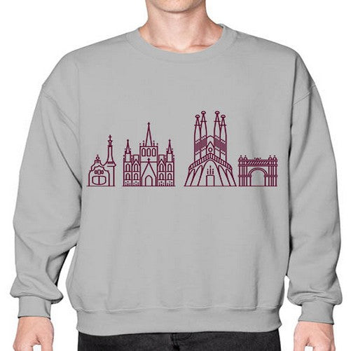 Barcelona 413# - cities- Sweatshirt - Crew