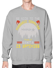Be nice to the forensic computer analyst 32# - computer- Sweatshirt - Crew