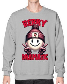 Berry Dramatic Strawberries 670# - strawberry- Sweatshirt - Crew