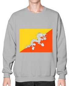 Bhutan 456# - world flags- Sweatshirt - Crew