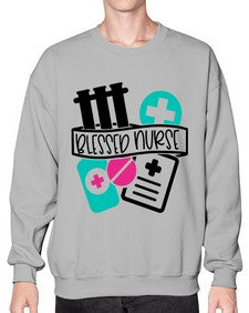 Blessed Nurse Style Style 627# - nurse- Sweatshirt - Crew