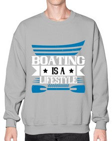 Boating is a lifestyle 52# - boats- Sweatshirt - Crew