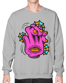 Bored high five 23# - cartoon general- Sweatshirt - Crew