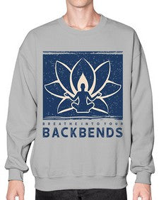 Breathe into Your Backbends 182# - yoga- Sweatshirt - Crew