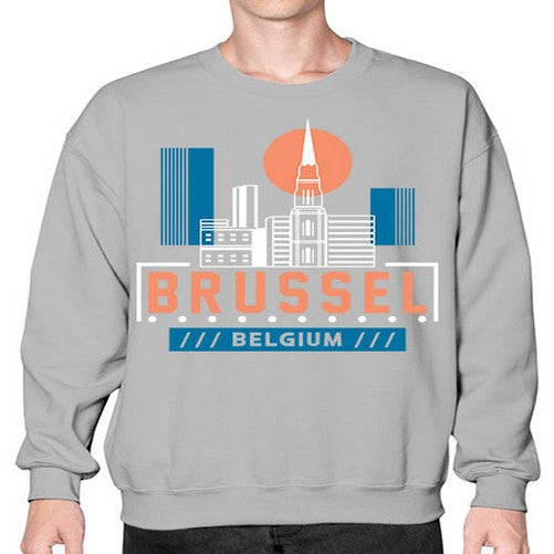 Brussel 504# - cities- Sweatshirt - Crew