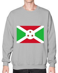 Burundi 523# - world flags- Sweatshirt - Crew