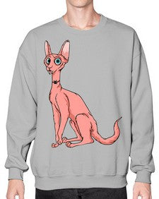 Cat 33# - cartoon animals- Sweatshirt - Crew