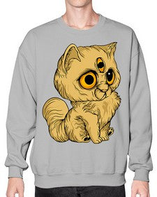 Cat 35# - cartoon animals- Sweatshirt - Crew