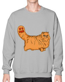 Cat 36# - cartoon animals- Sweatshirt - Crew