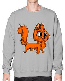 Cat 39# - cartoon animals- Sweatshirt - Crew