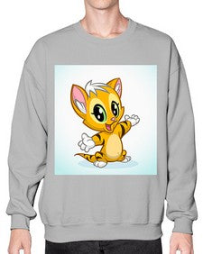 Cat 40# - cartoon animals- Sweatshirt - Crew