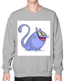 Cat 41# - cartoon animals- Sweatshirt - Crew